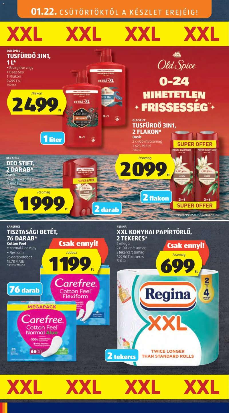 Aldi Középső sor termékei 10 oldal