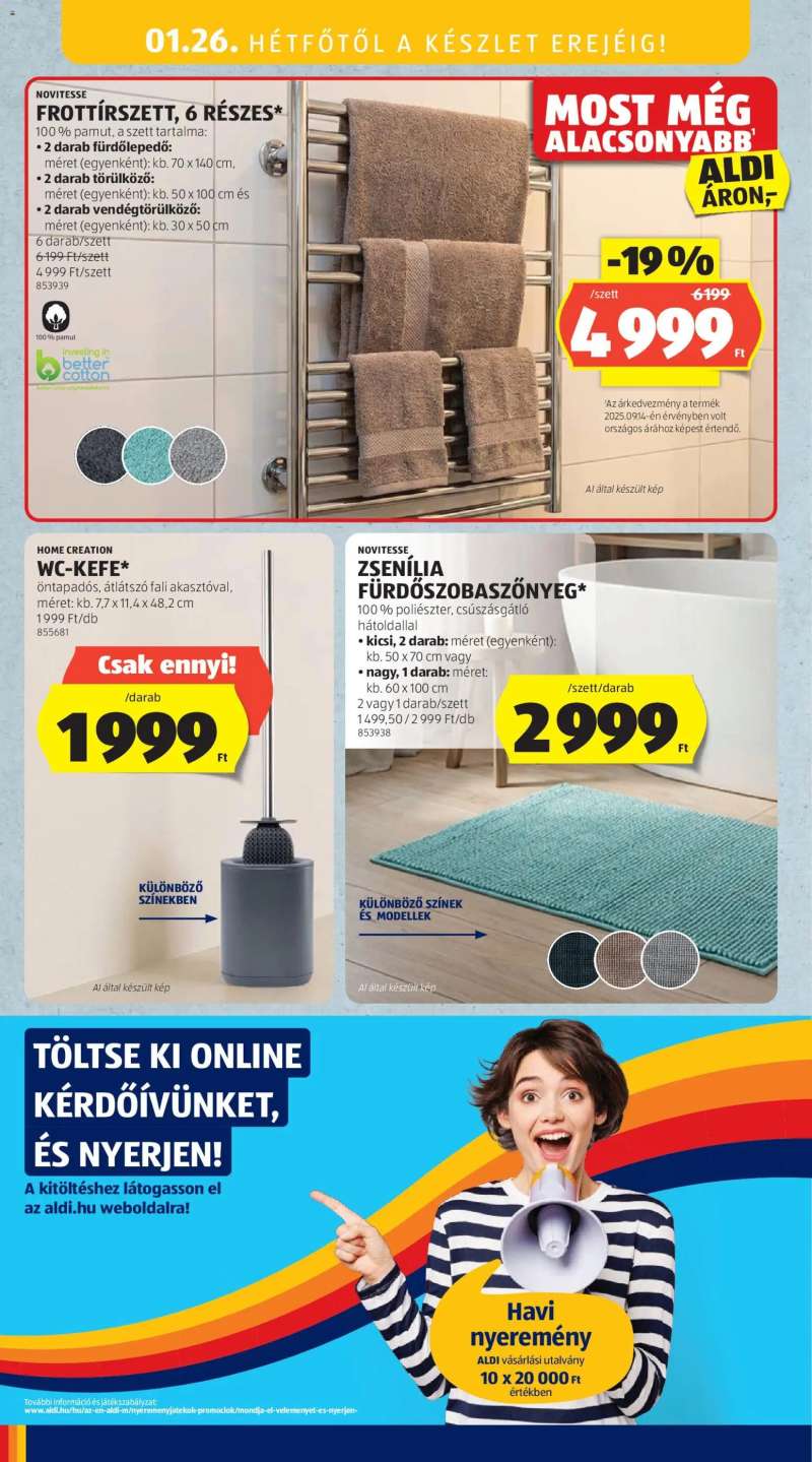 Aldi Középső sor termékei 14 oldal