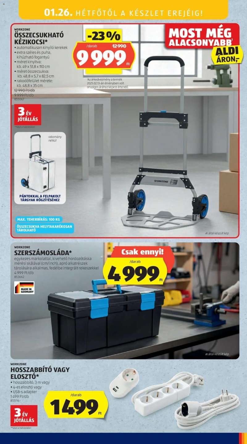 Aldi Középső sor termékei 19 oldal