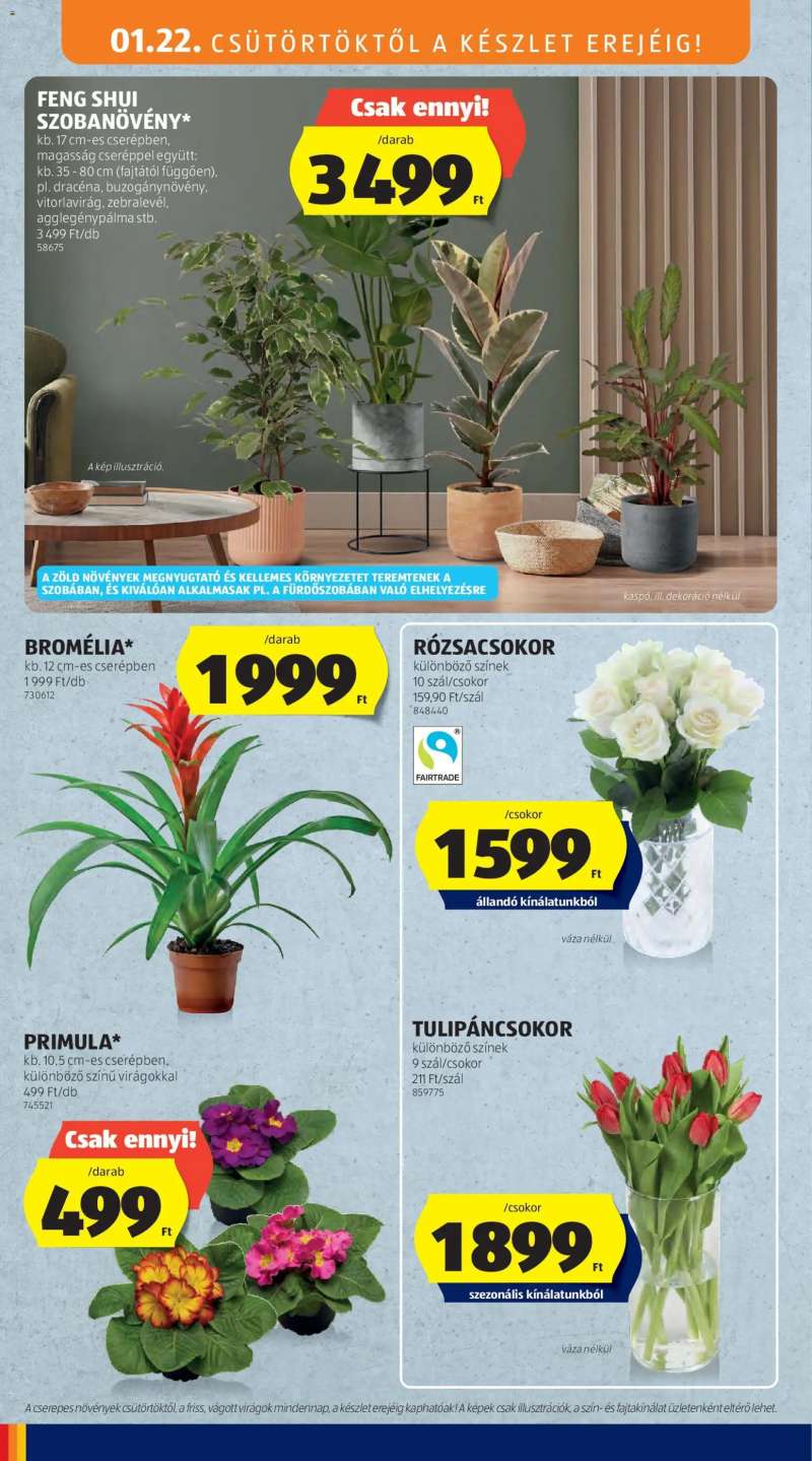 Aldi Középső sor termékei 4 oldal