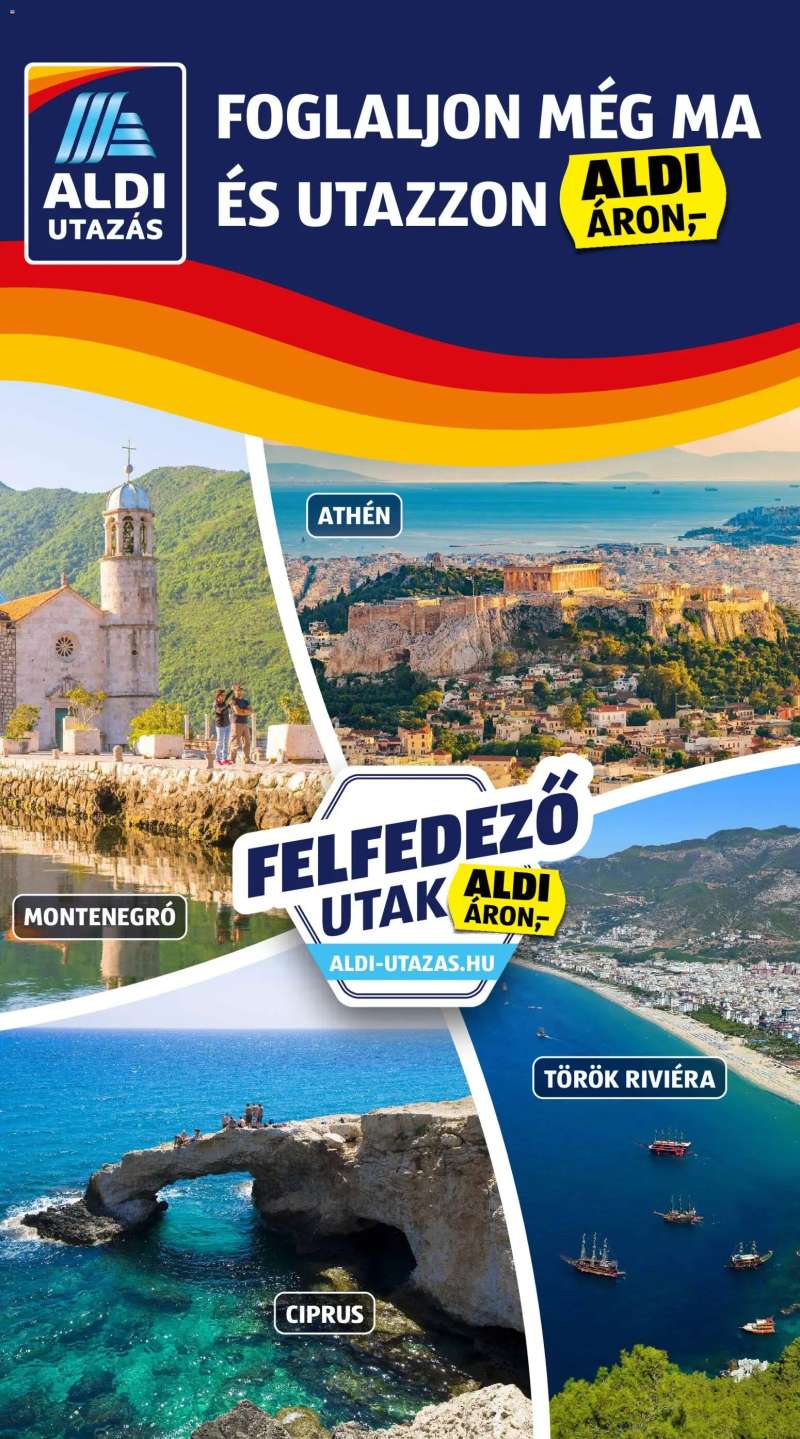 Aldi Utazás katalógus 4 oldal