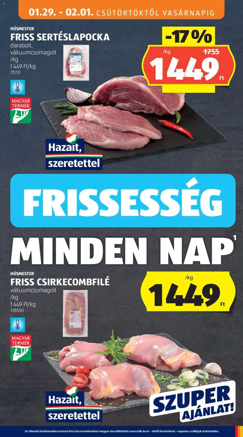 Aldi Akciós újság Aldi 11 oldal