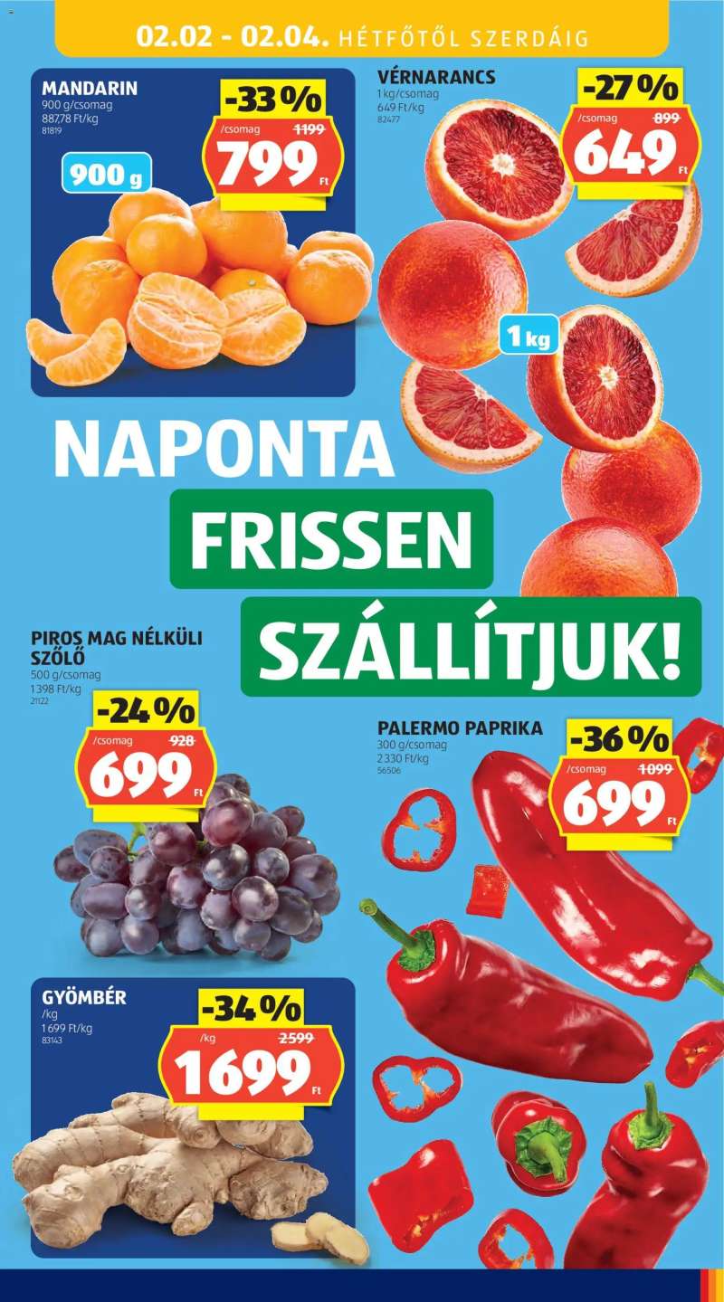 Aldi Akciós újság Aldi 25 oldal