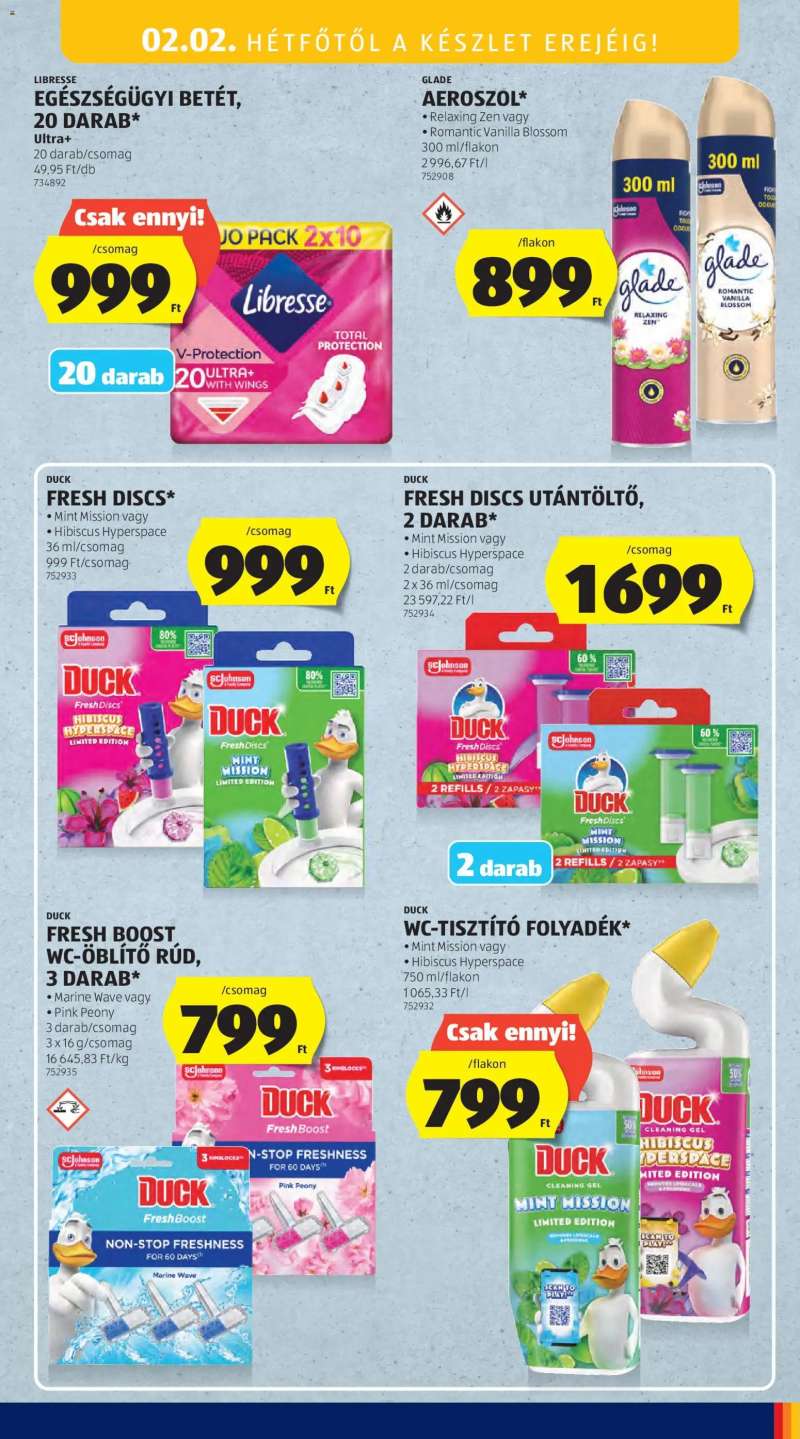 Aldi Középső sor termékei 15 oldal