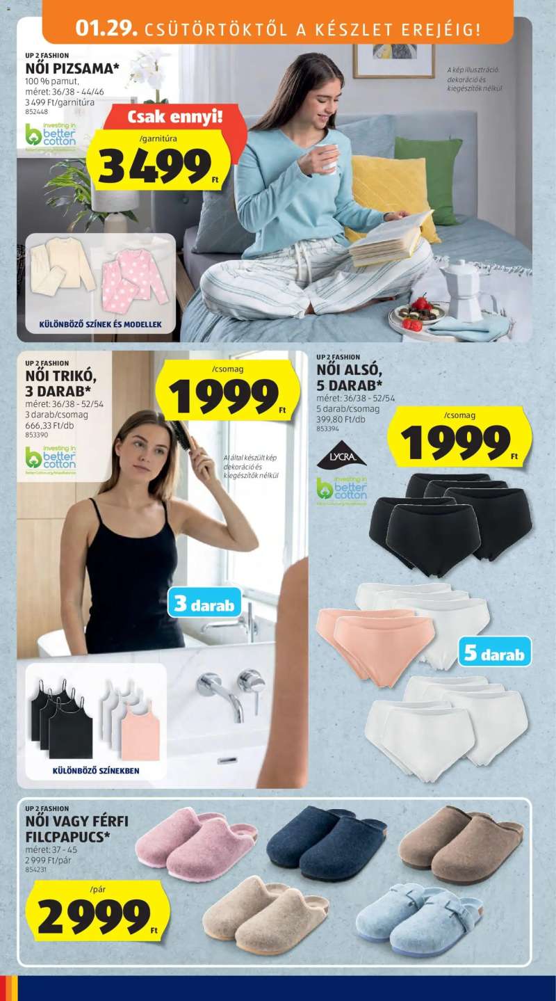 Aldi Középső sor termékei 6 oldal