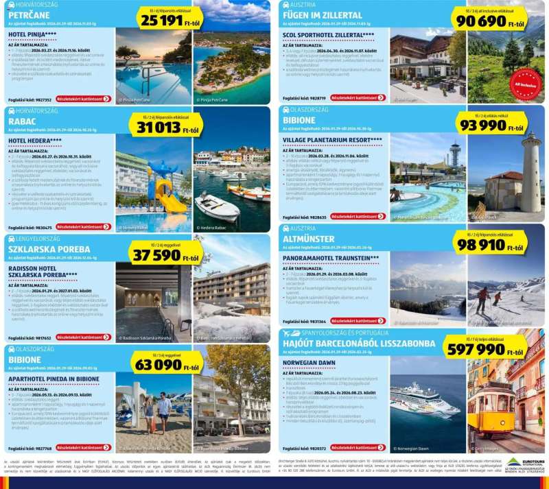 Aldi Utazás katalógus 2 oldal