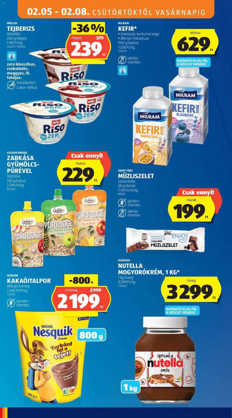Aldi Akciós újság Aldi 10 oldal