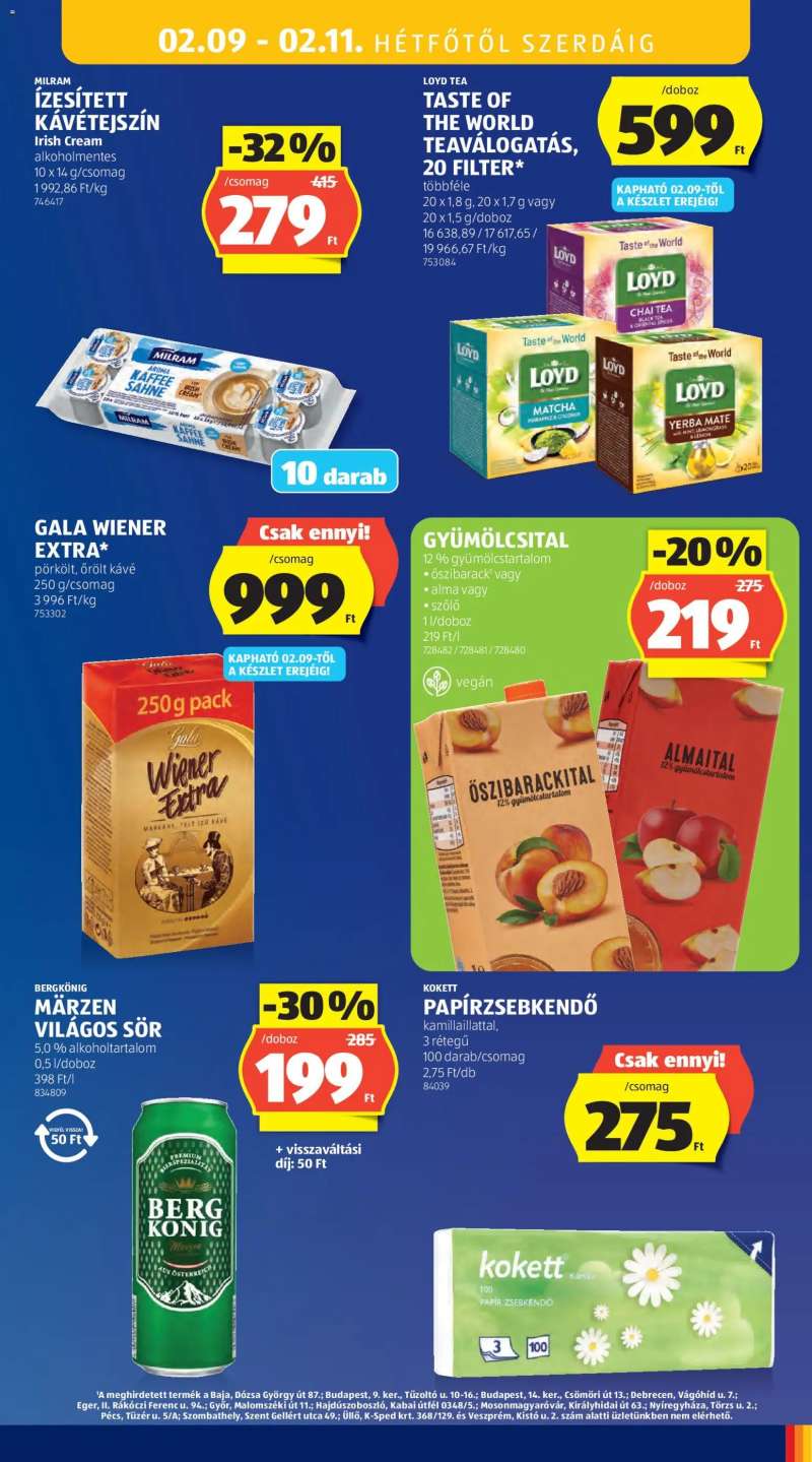 Aldi Akciós újság Aldi 33 oldal