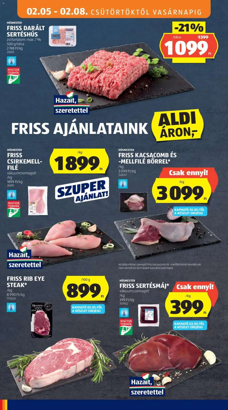 Aldi Akciós újság Aldi 6 oldal