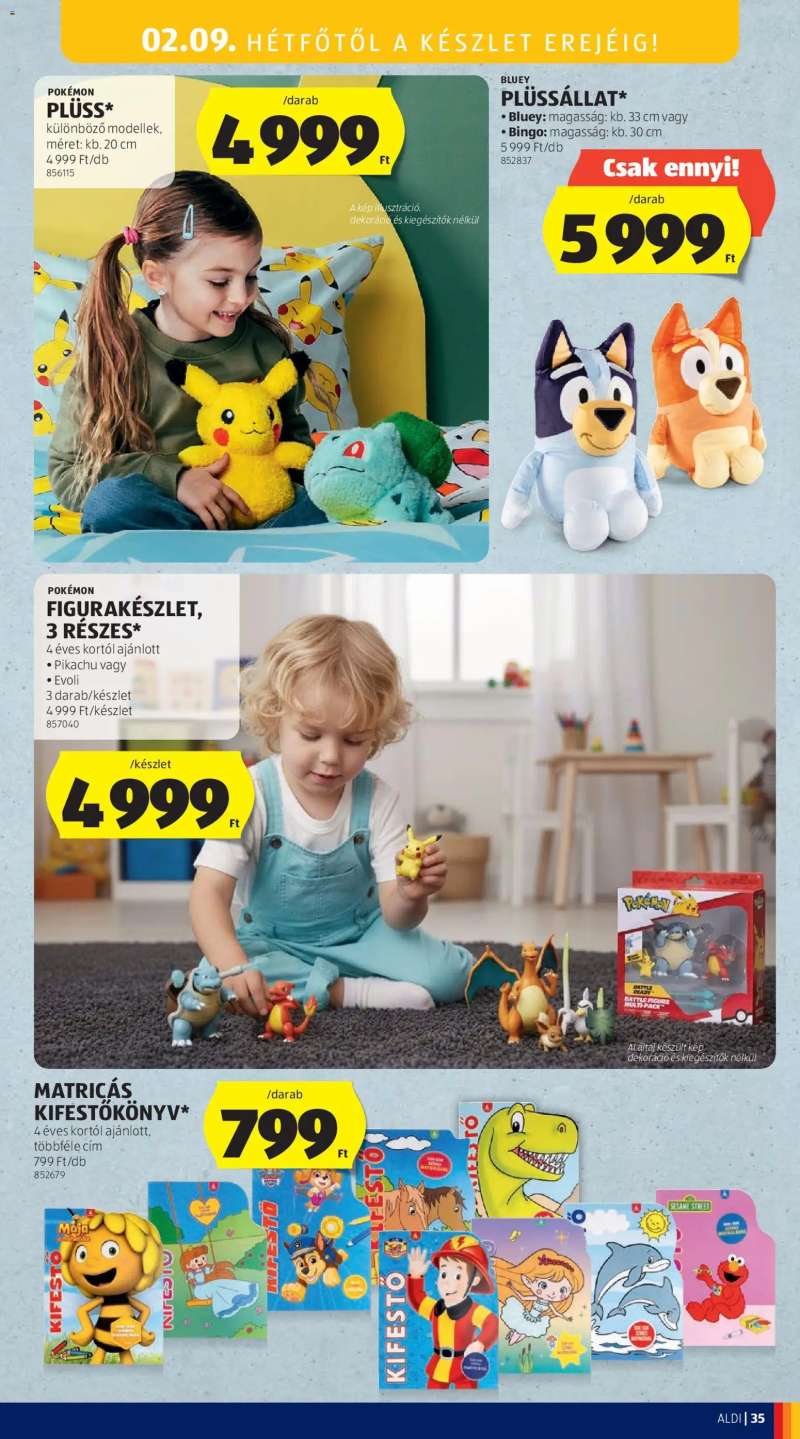 Aldi Középső sor termékei 19 oldal