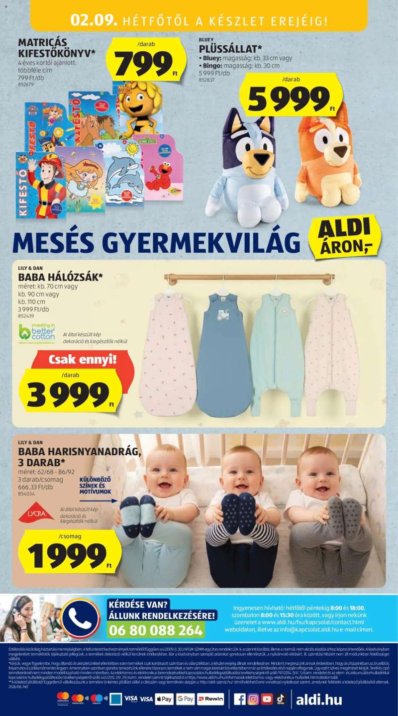 Aldi Középső sor termékei 20 oldal