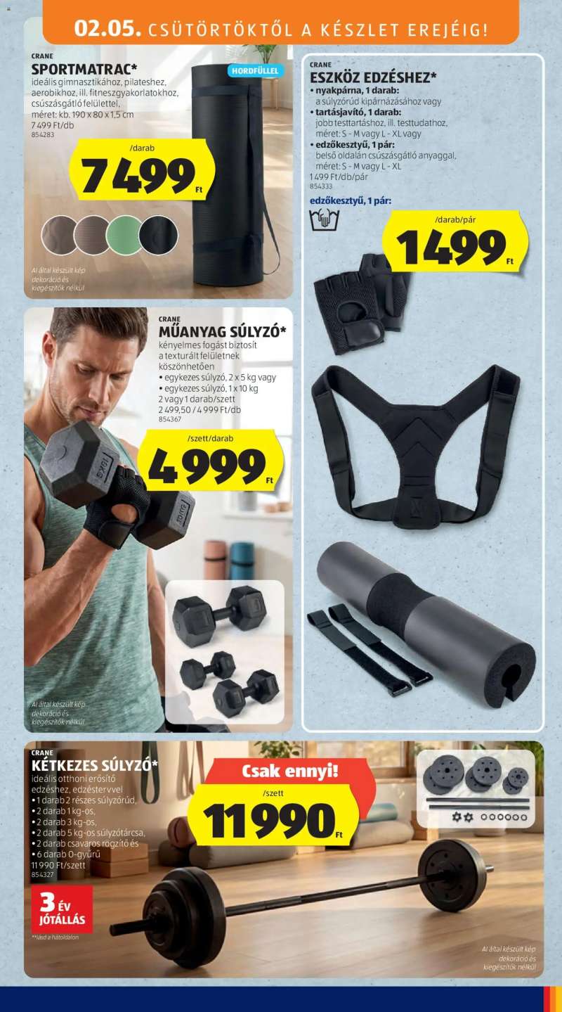 Aldi Középső sor termékei 5 oldal