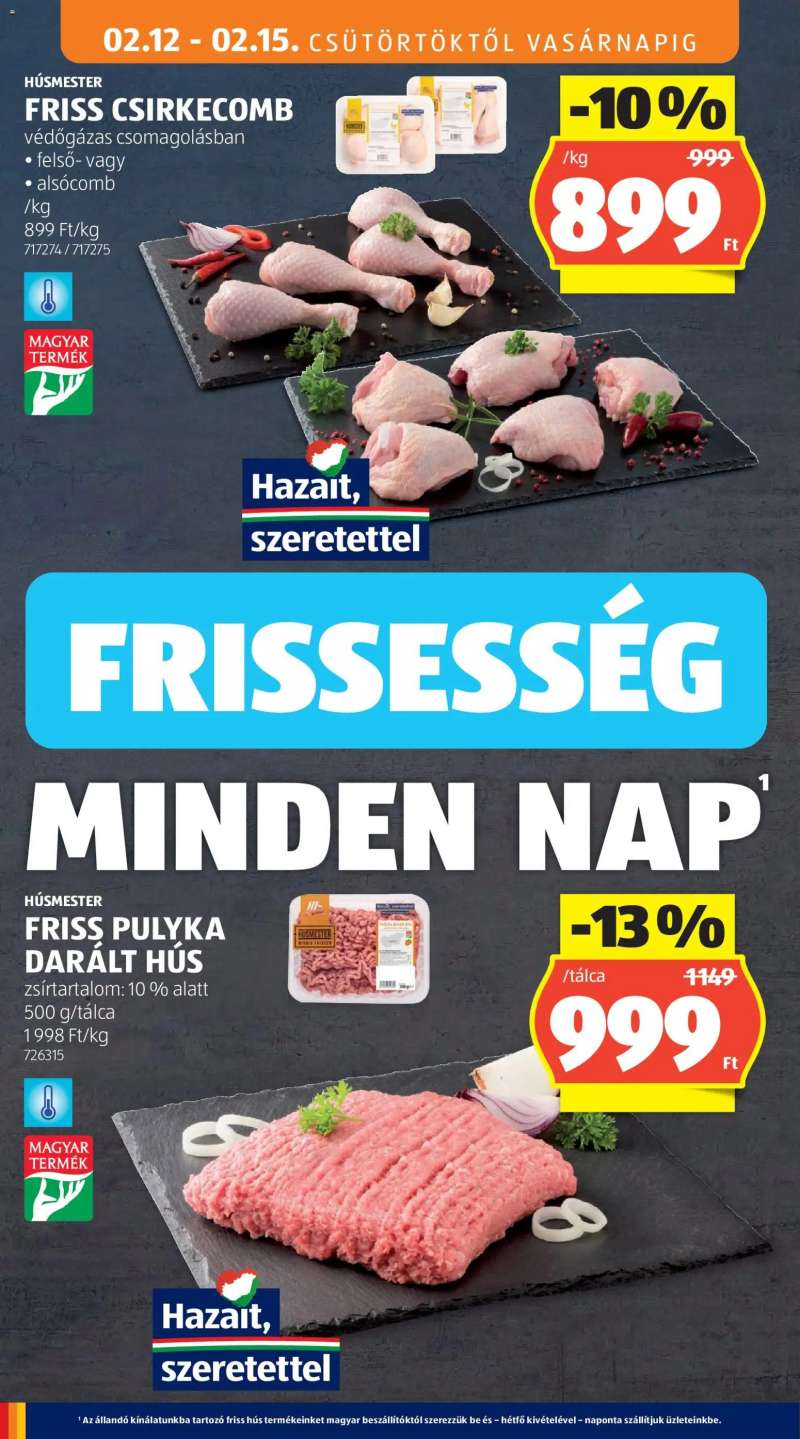 Aldi Akciós újság Aldi 14 oldal