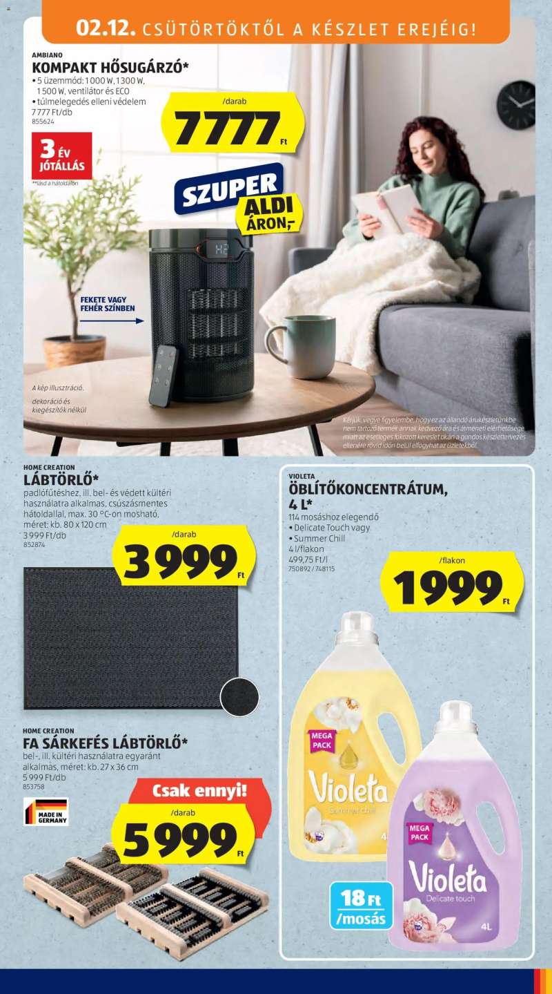 Aldi Akciós újság Aldi 23 oldal