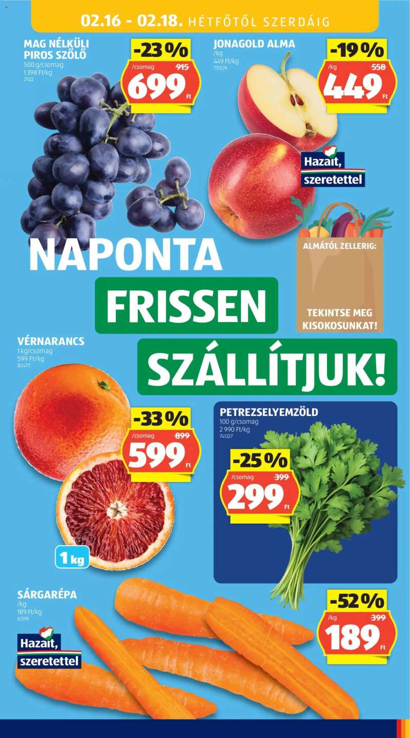 Aldi Akciós újság Aldi 27 oldal