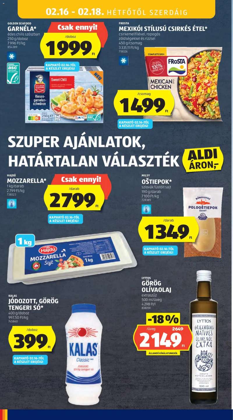 Aldi Akciós újság Aldi 36 oldal