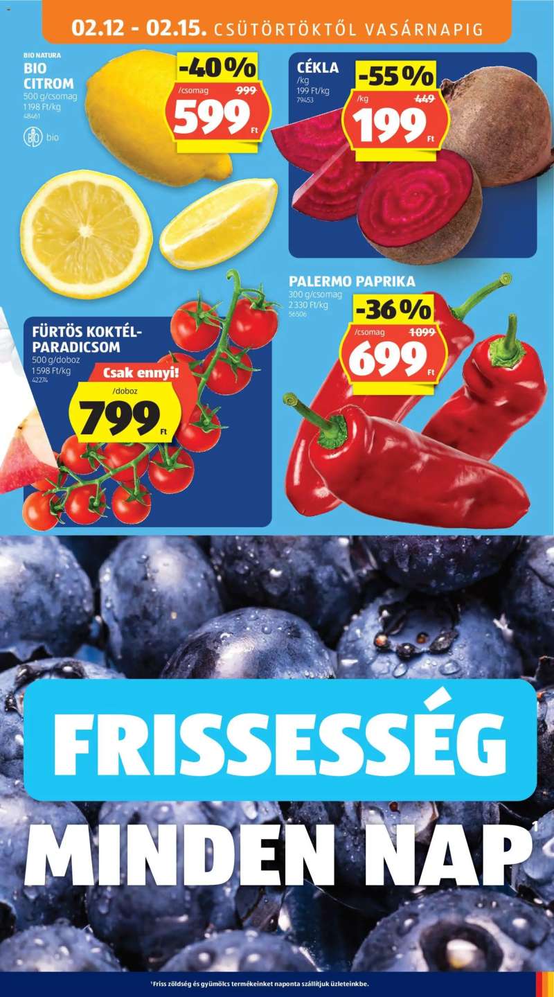 Aldi Akciós újság Aldi 5 oldal