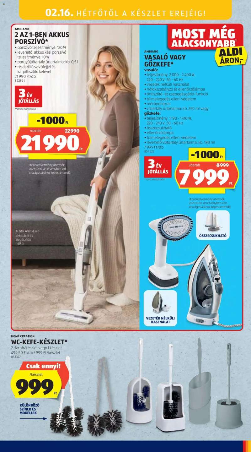 Aldi Középső sor termékei 11 oldal