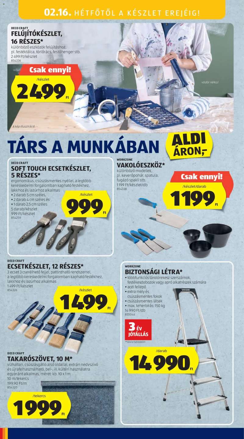 Aldi Középső sor termékei 12 oldal