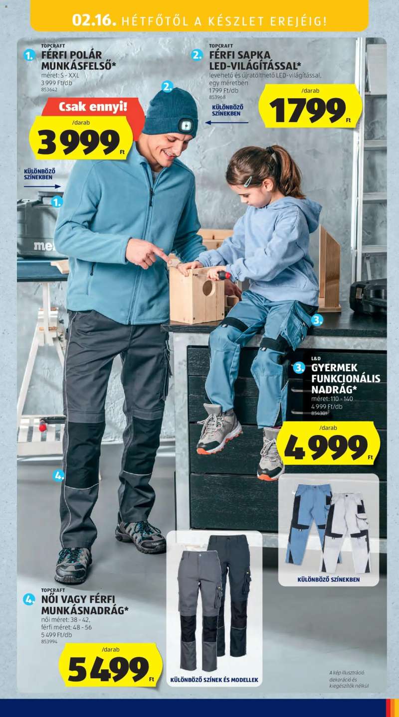 Aldi Középső sor termékei 13 oldal