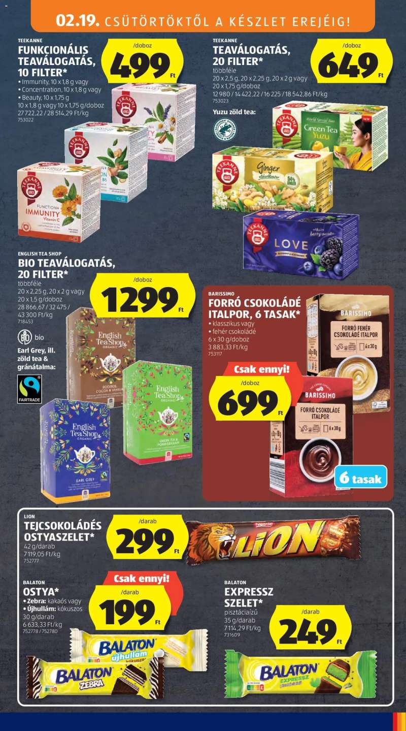 Aldi Akciós újság Aldi 17 oldal