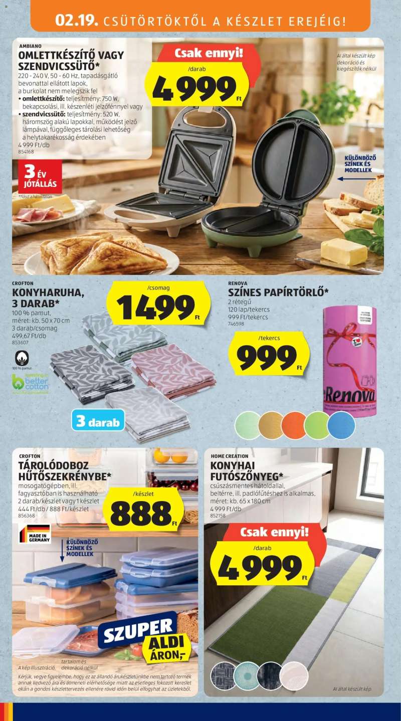 Aldi Akciós újság Aldi 22 oldal