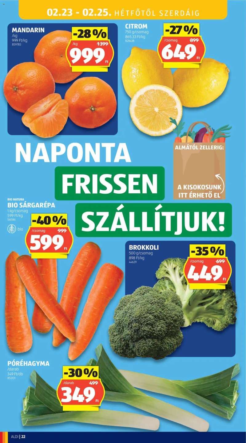 Aldi Akciós újság Aldi 28 oldal