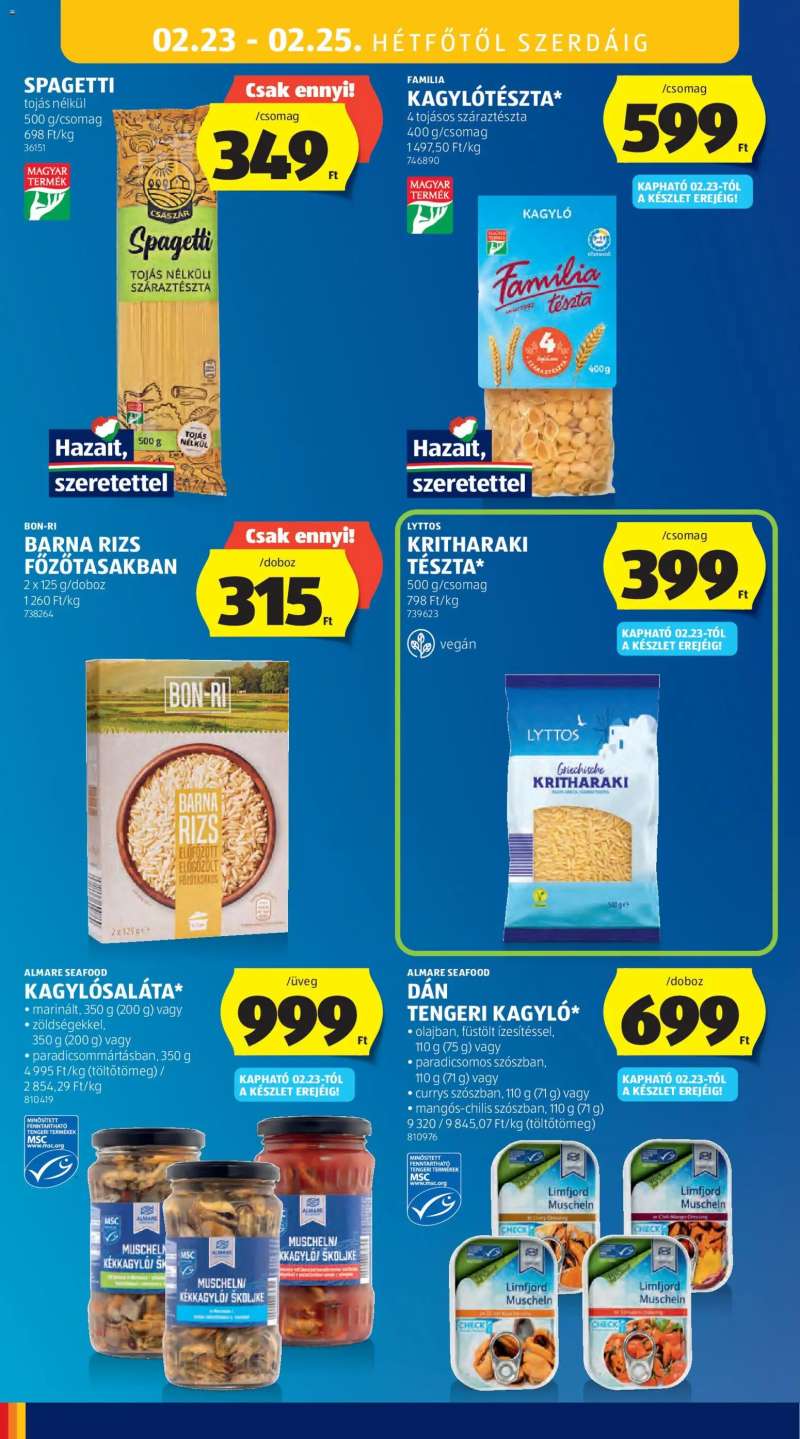 Aldi Akciós újság Aldi 34 oldal