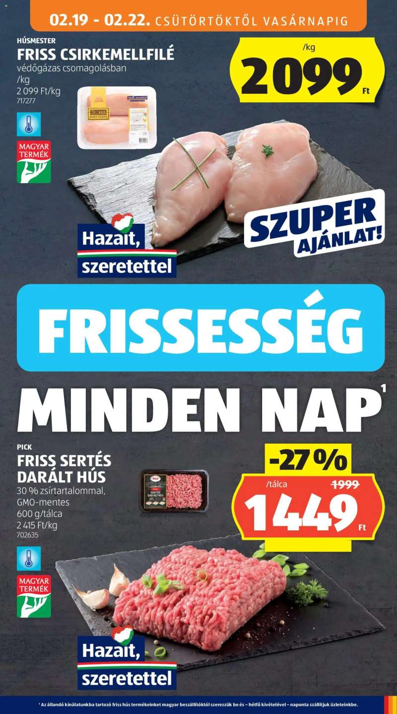 Aldi Akciós újság Aldi 9 oldal