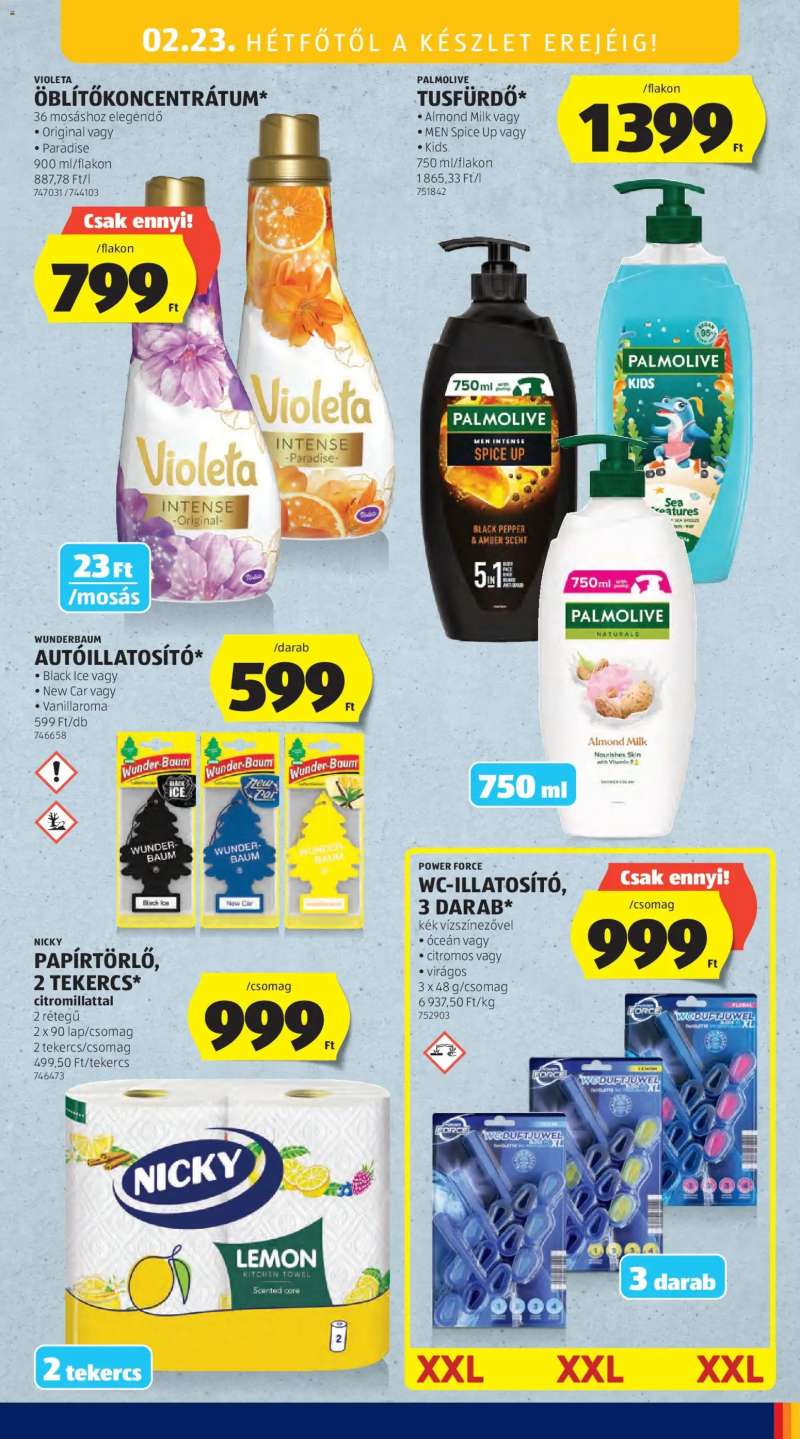 Aldi Középső sor termékei 15 oldal