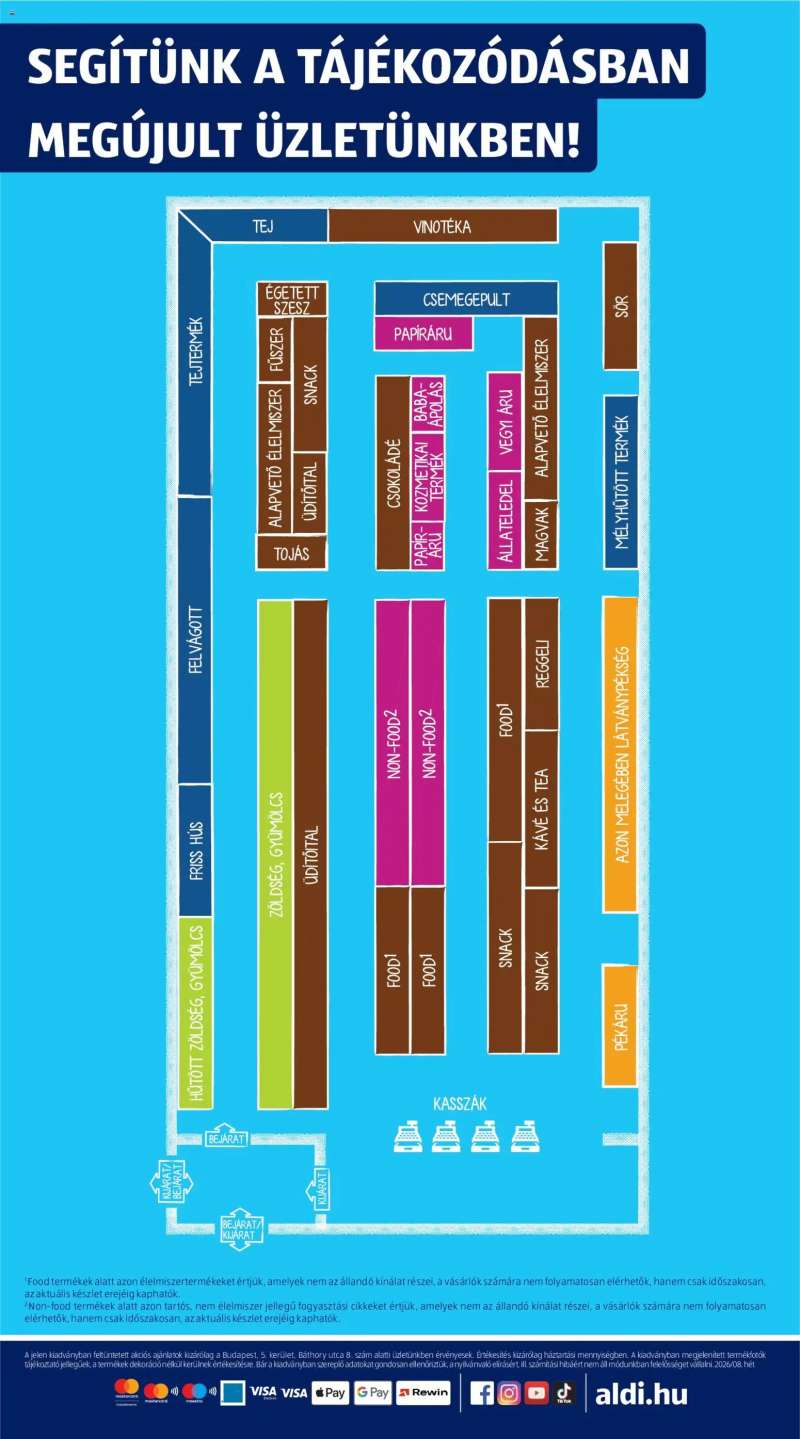 Aldi Újranyitás: Budapest 8 oldal