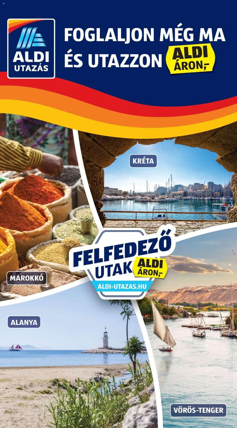 Aldi Utazás katalógus 4 oldal