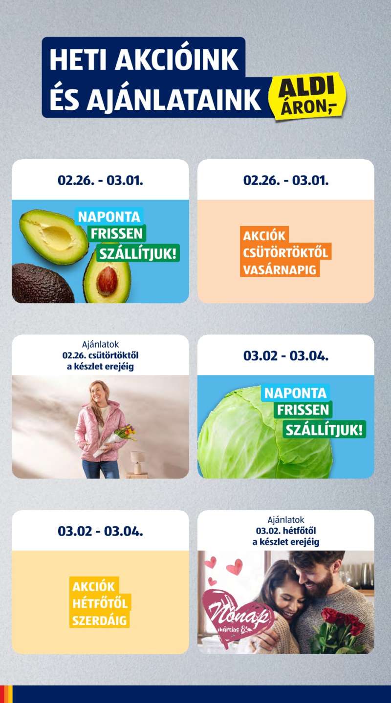 Aldi Akciós Újság 2 oldal