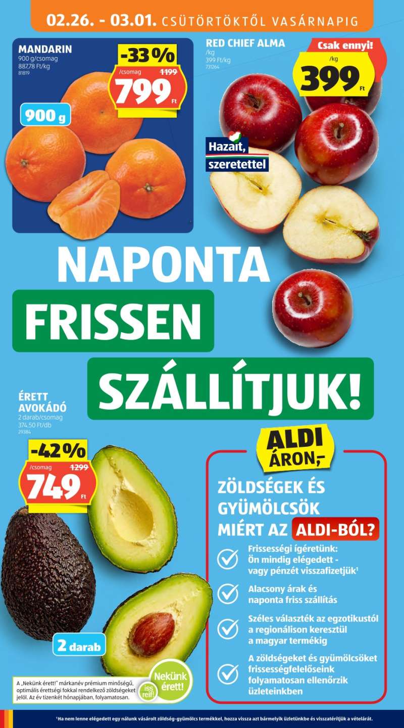 Aldi Akciós Újság 6 oldal