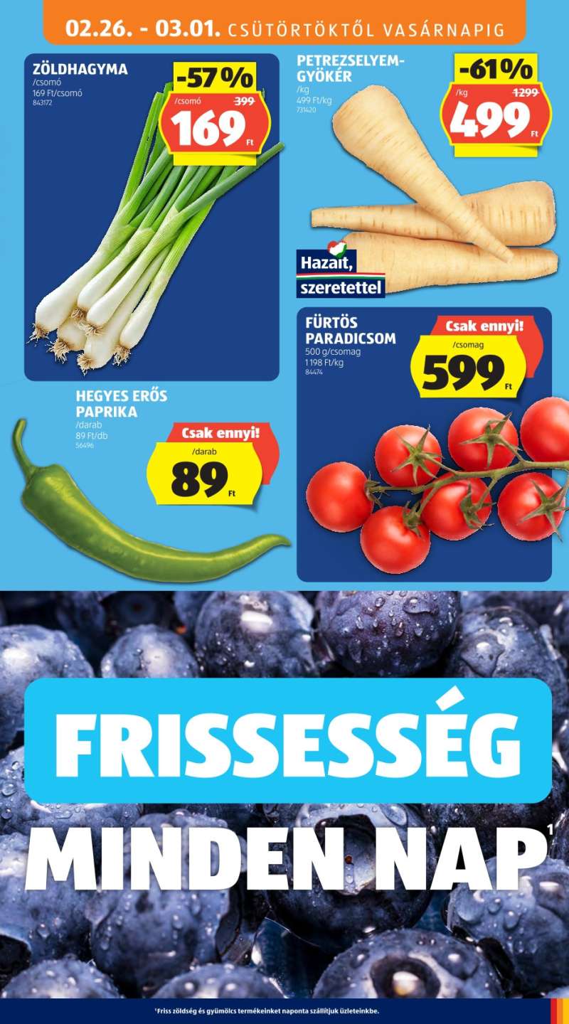Aldi Akciós Újság 7 oldal