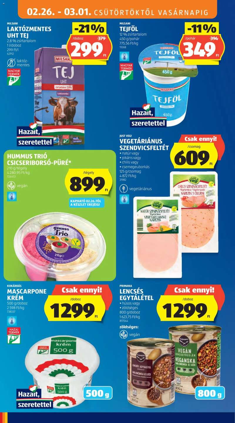 Aldi Akciós újság Aldi 10 oldal