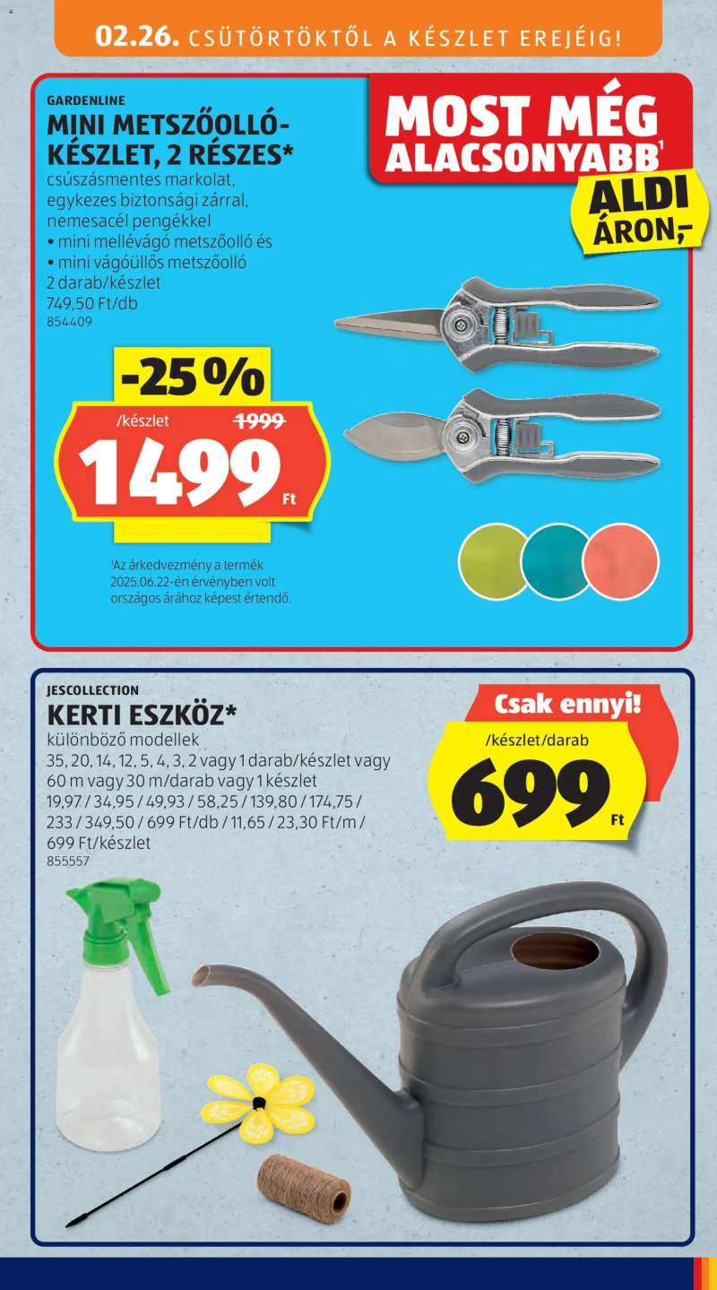 Aldi Akciós újság Aldi 23 oldal