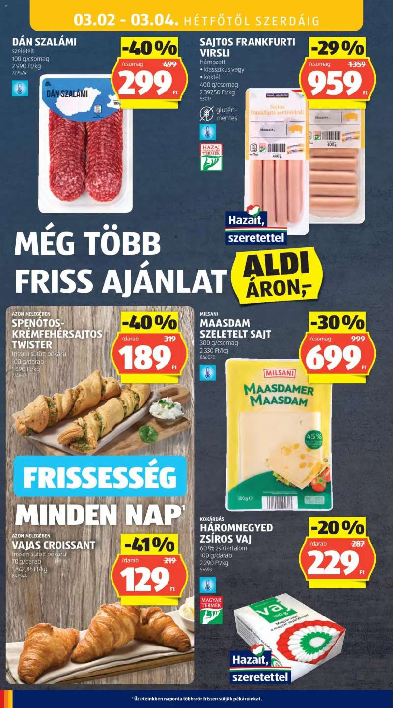 Aldi Akciós újság Aldi 34 oldal