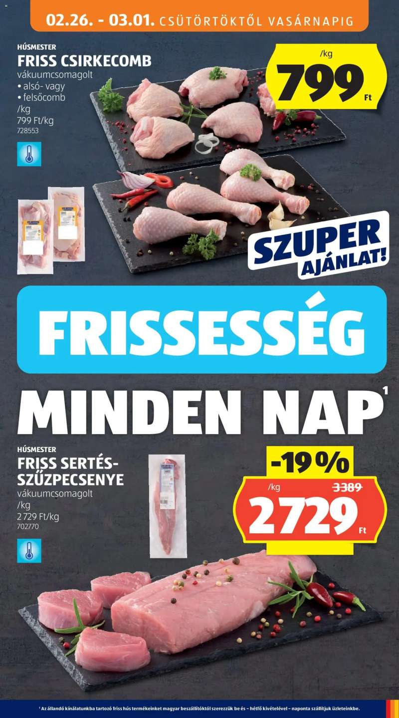 Aldi Akciós újság Aldi 5 oldal