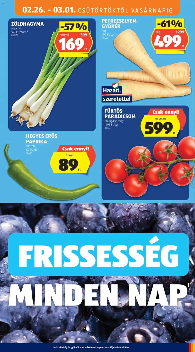 Aldi Akciós újság Aldi 7 oldal