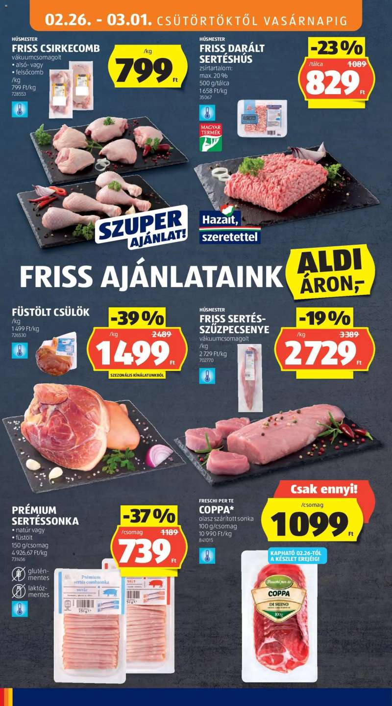 Aldi Akciós újság Aldi 8 oldal