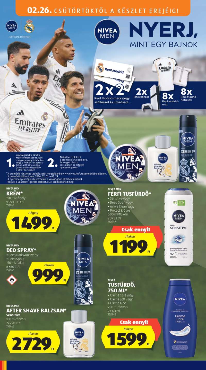 Aldi Középső sor 10 oldal