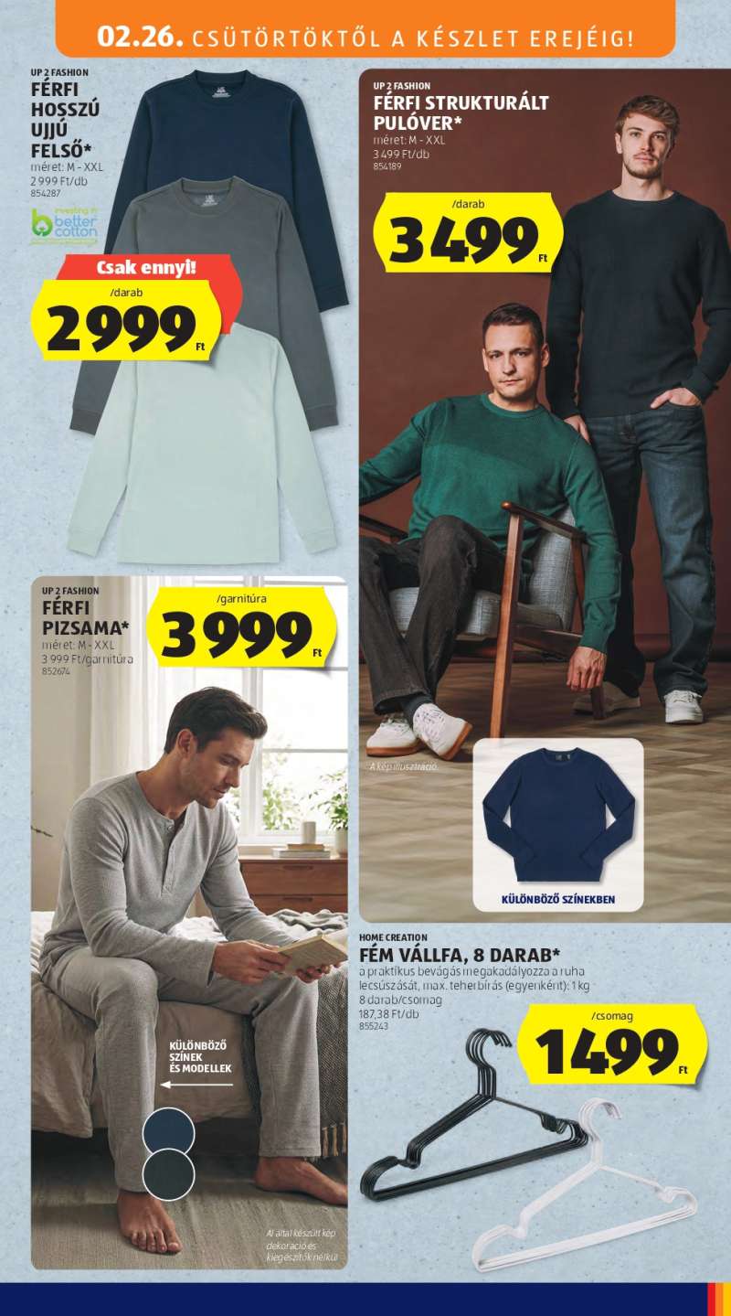 Aldi Középső sor 15 oldal