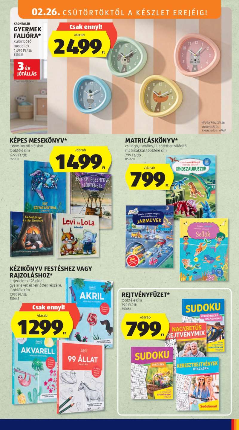 Aldi Középső sor 17 oldal