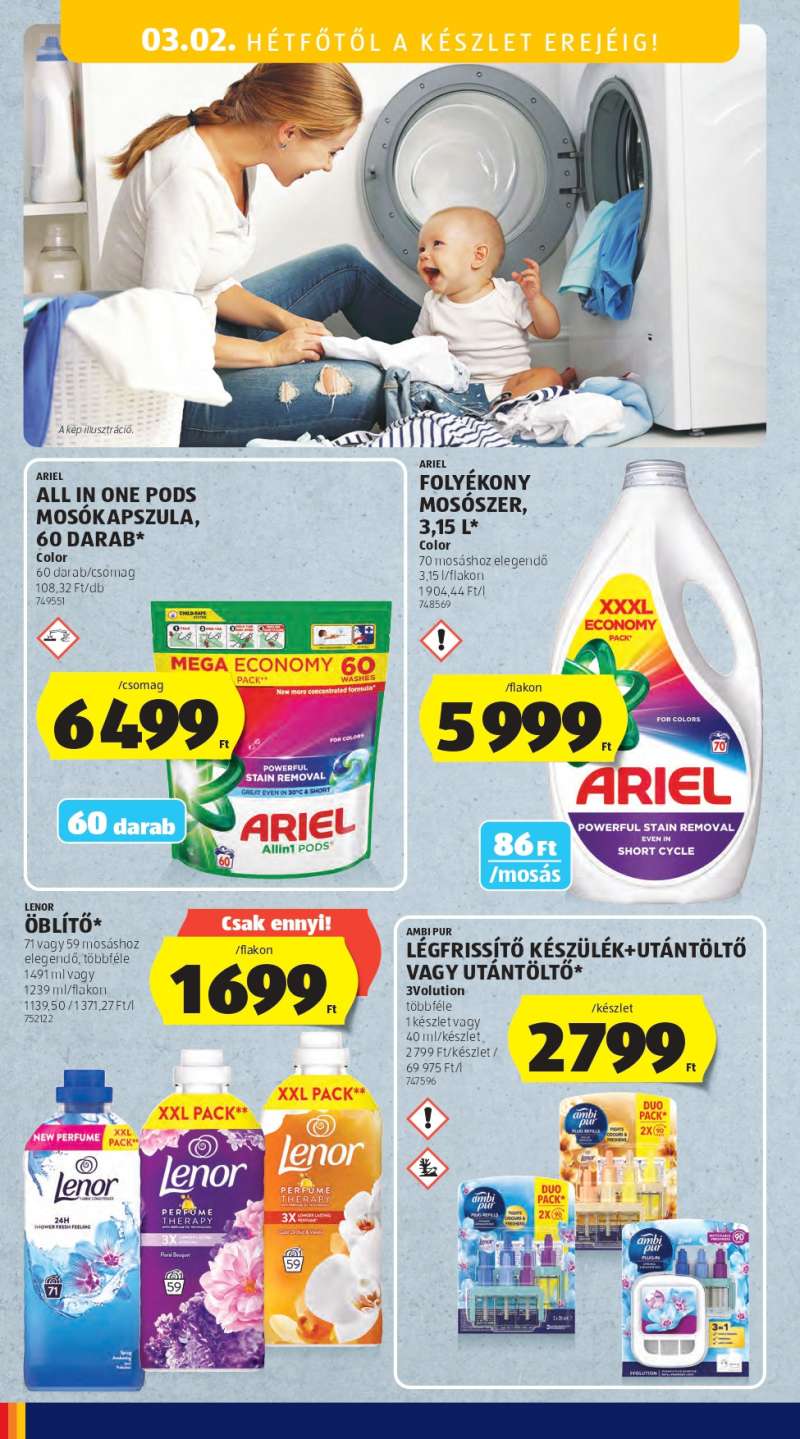 Aldi Középső sor 20 oldal