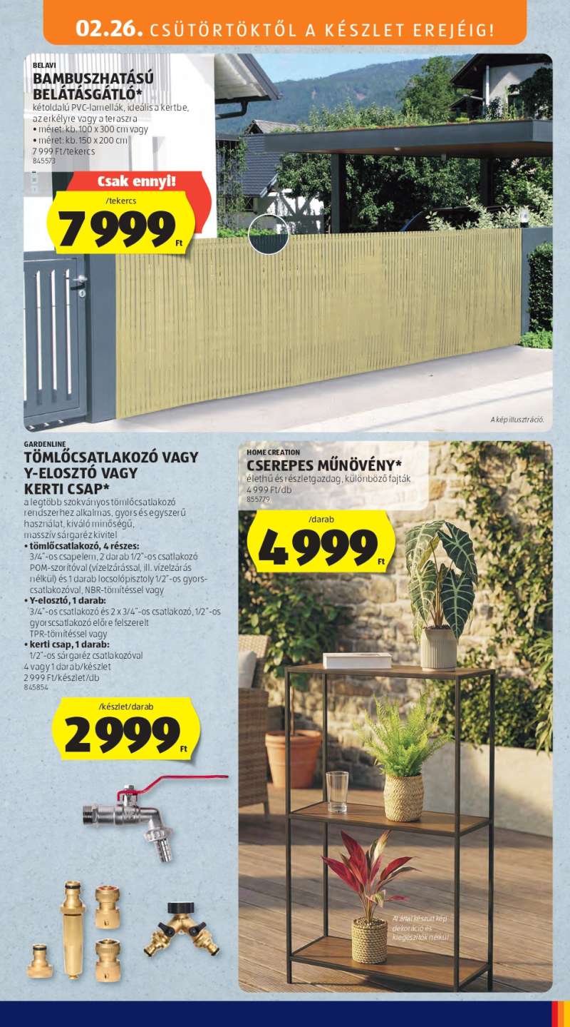 Aldi Középső sor 5 oldal