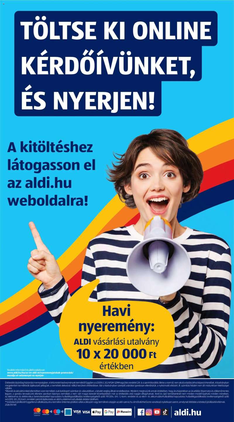 Aldi Középső sor termékei 22 oldal