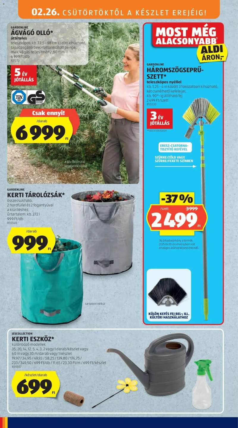 Aldi Középső sor termékei 4 oldal