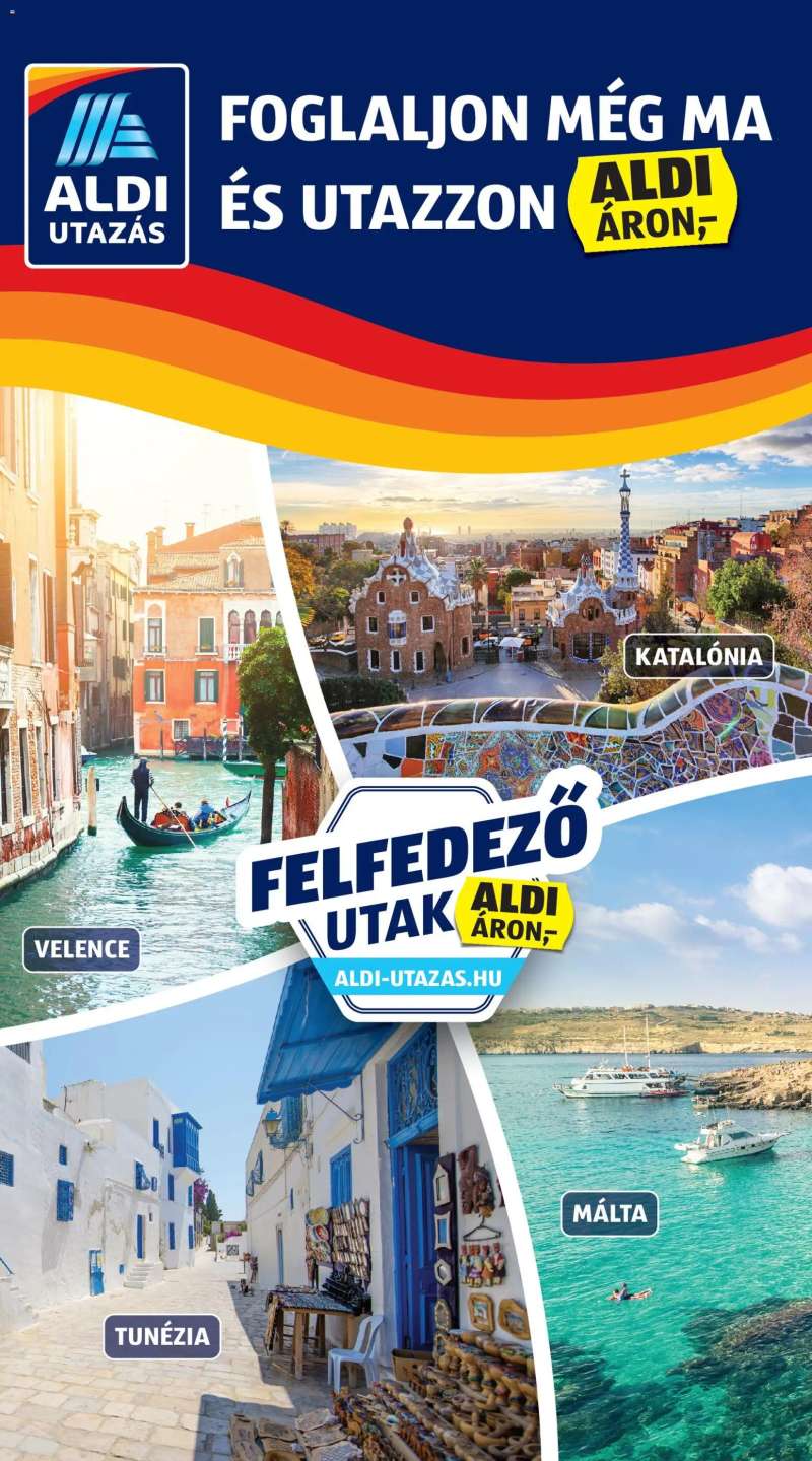 Aldi Utazás katalógus 4 oldal