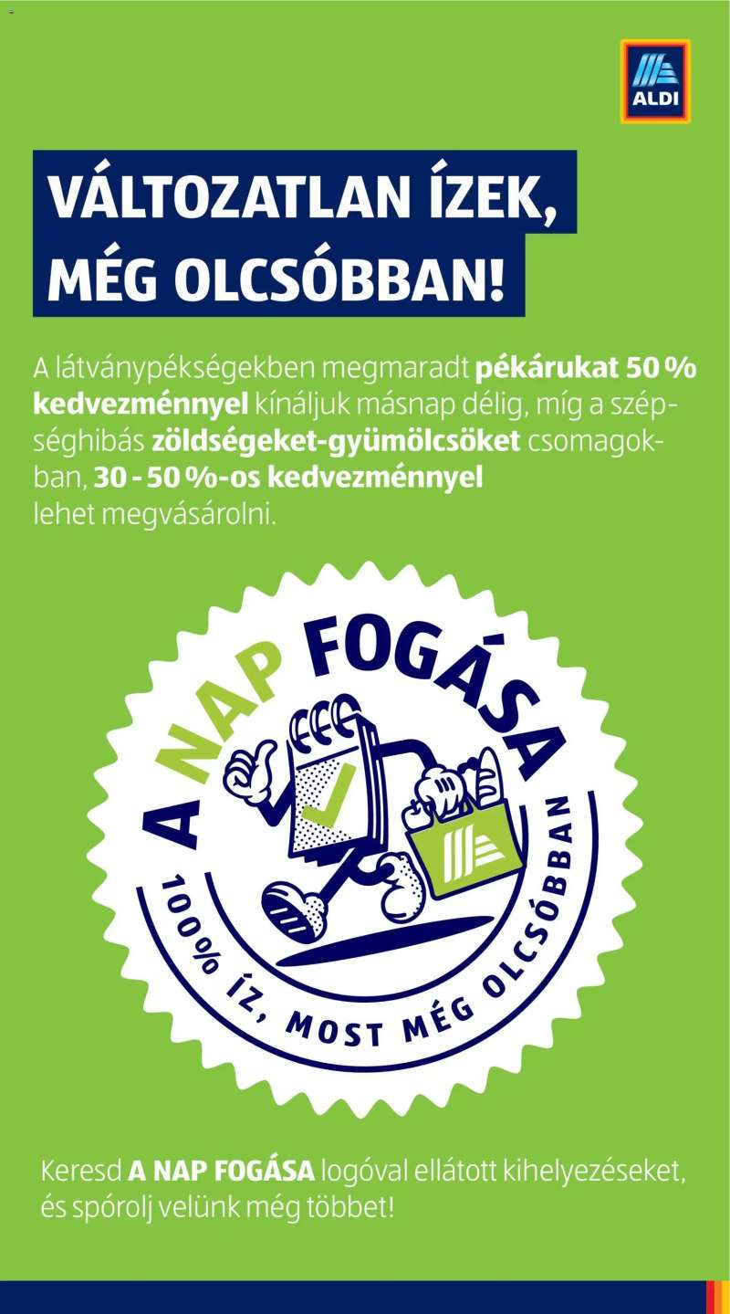 Aldi Aldi akciós újság 35 oldal